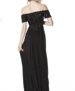 Sherri Hill - 51556 Beaded Lace Off-Shoulder A-Line Dress 10 Sherri Hill - 51556 Beaded Lace Off-Shoulder A-Line Dress