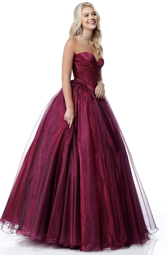 Sherri Hill - 51583 Strapless Plunging Sweetheart Ballgown 3 Sherri Hill - 51583 Strapless Plunging Sweetheart Ballgown