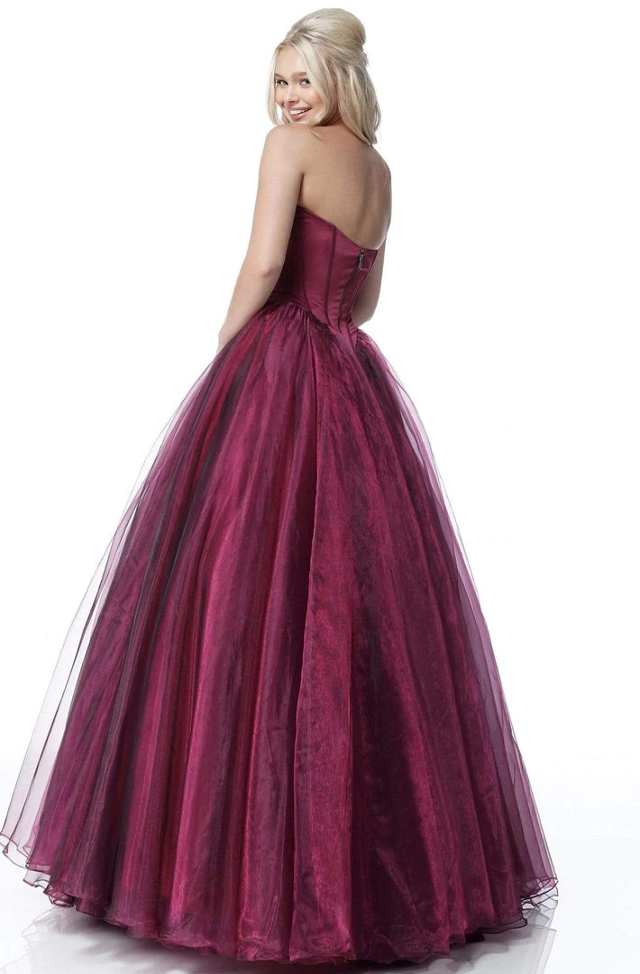 Sherri Hill - 51583 Strapless Plunging Sweetheart Ballgown 4 Sherri Hill - 51583 Strapless Plunging Sweetheart Ballgown