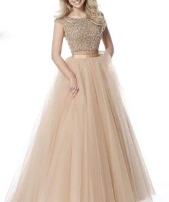 Sherri Hill - 51594 Cap Sleeve Beaded Two-Piece Dress 13 Sherri Hill - 51594 Cap Sleeve Beaded Two-Piece Dress