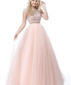 Sherri Hill - 51594 Cap Sleeve Beaded Two-Piece Dress 11 Sherri Hill - 51594 Cap Sleeve Beaded Two-Piece Dress