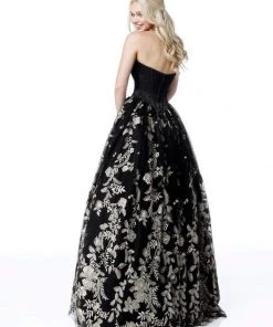 Sherri Hill - 51595 Strapless Corset Bodice Tulle Ballgown 15 Sherri Hill - 51595 Strapless Corset Bodice Tulle Ballgown