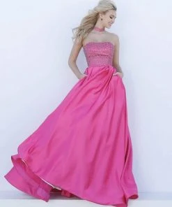 Sherri Hill - 51607 Beaded Taffeta Ballgown With Embellished Choker 11 Sherri Hill - 51607 Beaded Taffeta Ballgown With Embellished Choker