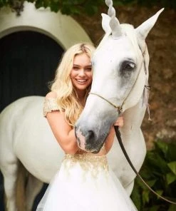 Sherri Hill - 51617 Two Piece Off-Shoulder Tulle Evening Dress