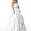 Sherri Hill - 51633 Strapless Bead Crusted Waist Ballgown
