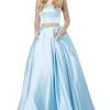 Sherri Hill - 51649 Two-Piece Satin Strapless A Line Dress