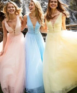 Sherri Hill - 51676 Sequin-Beaded Glitter A Line Dress 10 Sherri Hill - 51676 Sequin-Beaded Glitter A Line Dress