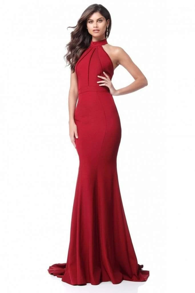 Sherri Hill - 51682 High Halter Mermaid Evening Dress 5 Sherri Hill - 51682 High Halter Mermaid Evening Dress