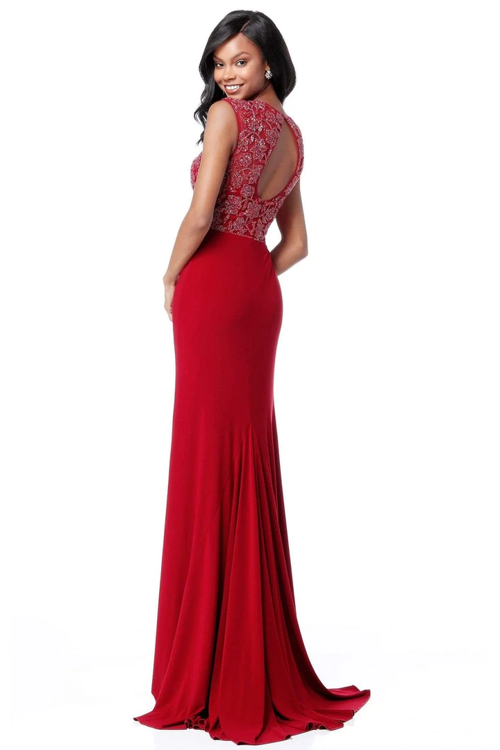 Sherri Hill - 51692 Long Beaded Jersey Trumpet Dress 4 Sherri Hill - 51692 Long Beaded Jersey Trumpet Dress
