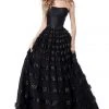 Sherri Hill - 51705 Sequined Strapless Semi-Sweetheart Tulle Ballgown 1 Sherri Hill - 51705 Sequined Strapless Semi-Sweetheart Tulle Ballgown