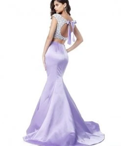 Sherri Hill - 51715 Two-Piece Beaded Cap Sleeve Mermaid Dress 6 Sherri Hill - 51715 Two-Piece Beaded Cap Sleeve Mermaid Dress