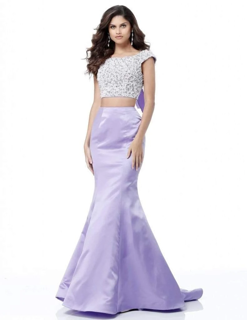 Sherri Hill - 51715 Two-Piece Beaded Cap Sleeve Mermaid Dress 5 Sherri Hill - 51715 Two-Piece Beaded Cap Sleeve Mermaid Dress