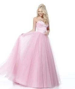Sherri Hill - 51728 Strapless Sweetheart Pleated Ballgown