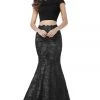 Sherri Hill - 51730 Two Piece Jersey And Lace Mermaid Dress