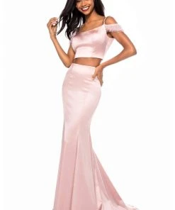 Sherri Hill - 51797 Two Piece Off-Shoulder Mermaid Gown