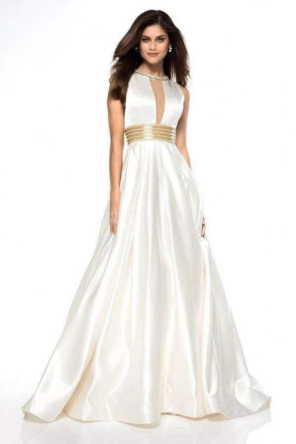 Sherri Hill - 51802 Beaded Halter Neck Satin Ballgown With Open Back 6 Sherri Hill - 51802 Beaded Halter Neck Satin Ballgown With Open Back