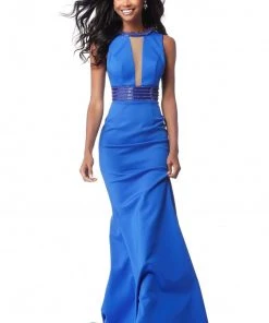 Sherri Hill - 51859 Fitted Beaded Trumpet Evening Dress