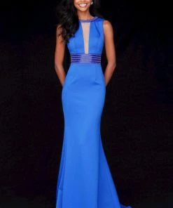 Sherri Hill - 51859 Fitted Beaded Trumpet Evening Dress