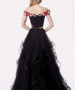 Sherri Hill - 51893 Two Piece Embellished Tulle Ballgown 8 Sherri Hill - 51893 Two Piece Embellished Tulle Ballgown