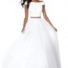 Sherri Hill - 51907 Beaded Two Piece Off-Shoulder Tulle Ballgown