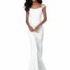 Sherri Hill - 51914 Embellished Scoop Neck Jersey Trumpet Dress