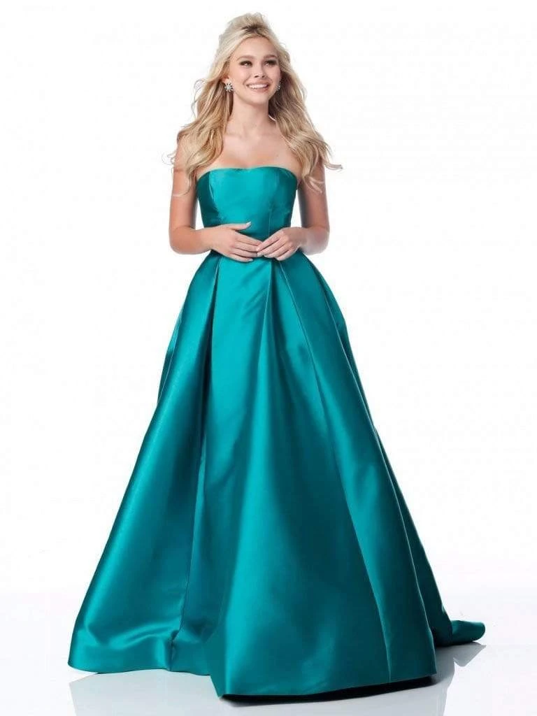 Sherri Hill - 51917 Strapless Taffeta Pleated Ballgown 3 Sherri Hill - 51917 Strapless Taffeta Pleated Ballgown