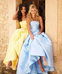 Sherri Hill - 51917 Strapless Taffeta Pleated Ballgown 19 Sherri Hill - 51917 Strapless Taffeta Pleated Ballgown