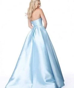 Sherri Hill - 51917 Strapless Taffeta Pleated Ballgown 14 Sherri Hill - 51917 Strapless Taffeta Pleated Ballgown