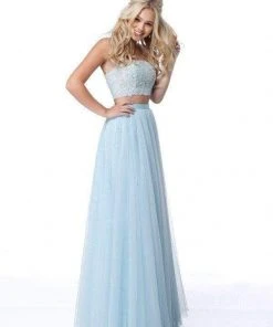 Sherri Hill - 51922 Two Piece Lace Tulle A-line Dress