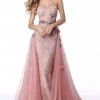 Sherri Hill - 51931 Strapless Lace Sweetheart Dress With Overskirt