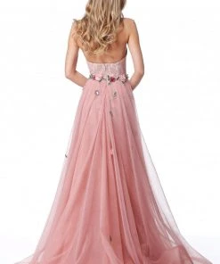 Sherri Hill - 51931 Strapless Lace Sweetheart Dress With Overskirt