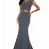 Sherri Hill - 51966 Two-Piece Jewel Garlanded Long Mermaid Dress 2 Sherri Hill - 51966 Two-Piece Jewel Garlanded Long Mermaid Dress