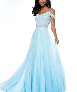 Sherri Hill - 51970 Lace Scoop Neck Chiffon A-line Dress 11 Sherri Hill - 51970 Lace Scoop Neck Chiffon A-line Dress