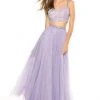 Sherri Hill - 51971 Two-Piece Appliqued Sweetheart Bodice Tulle Dress