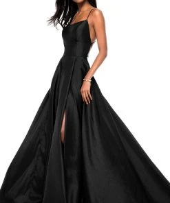 Sherri Hill - 52022 Scoop Taffeta Long A Line Dress 15 Sherri Hill - 52022 Scoop Taffeta Long A Line Dress