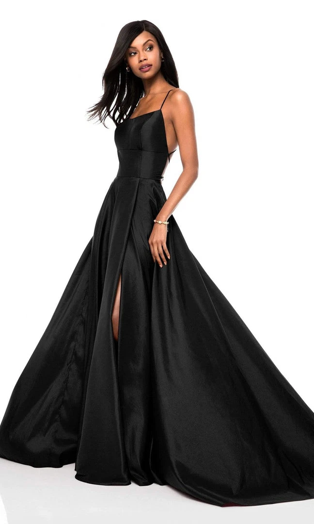 Sherri Hill - 52022 Scoop Taffeta Long A Line Dress 7 Sherri Hill - 52022 Scoop Taffeta Long A Line Dress