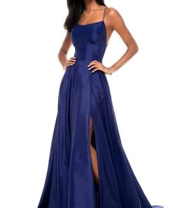 Sherri Hill - 52022 Scoop Taffeta Long A Line Dress 17 Sherri Hill - 52022 Scoop Taffeta Long A Line Dress