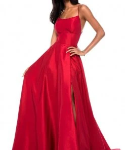 Sherri Hill - 52022 Scoop Taffeta Long A Line Dress 14 Sherri Hill - 52022 Scoop Taffeta Long A Line Dress