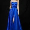 Sherri Hill - 52095 Sexy Strappy Back Long Satin Dress