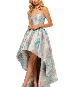 Sherri Hill - 52143 Strapless High-Low Dress