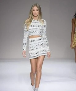 Sherri Hill - 52149 Two Piece Beaded Short Fitted Dress 9 Sherri Hill - 52149 Two Piece Beaded Short Fitted Dress