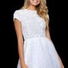 Sherri Hill - 52163 Jewel Neck Embellished Short Dress 1 Sherri Hill - 52163 Jewel Neck Embellished Short Dress