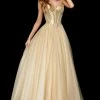 Sherri Hill - 52265 Sweetheart Long Gold Dress