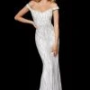 Sherri Hill - 52323 Off-Shoulder Beaded Long Dress