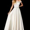 Sherri Hill - 52332 Mikado Satin Off The Shoulder A Line Dress 2 Sherri Hill - 52332 Mikado Satin Off The Shoulder A Line Dress