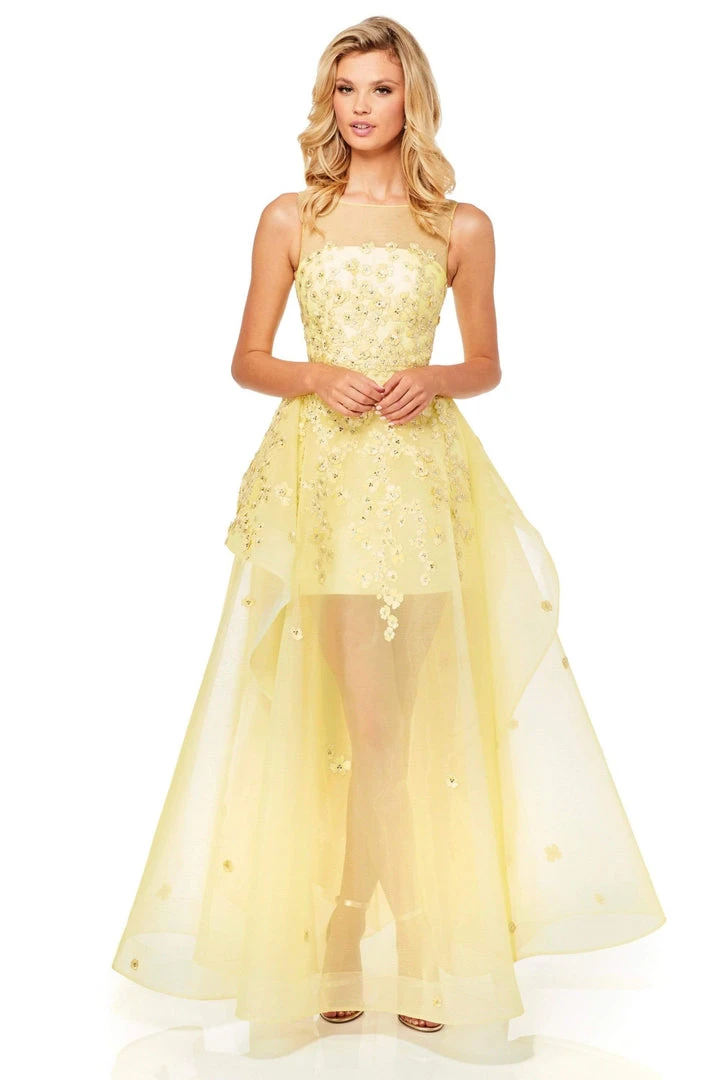 Sherri Hill - 52447 Illusion Long A-line Dress 3 Sherri Hill - 52447 Illusion Long A-line Dress