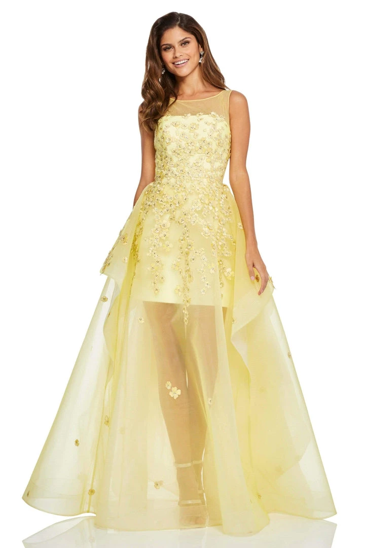 Sherri Hill - 52447 Illusion Long A-line Dress 5 Sherri Hill - 52447 Illusion Long A-line Dress