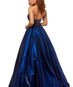 Sherri Hill - 52456 Strapless Sweetheart Full Figured Ballgown Dress