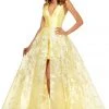 Sherri Hill - 52458 V-Neck Mikado Long Dress