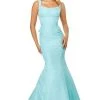 Sherri Hill - 52465 Scoop Neck Ruffled Mermaid Dress With Sexy Back